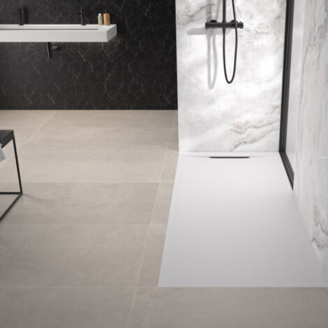 Receveur extra-plat 180x90 Kineline BPC blanc - KINEDO RD2009 (1/2)