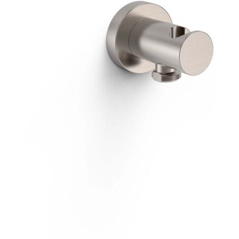 Support fixe avec arrivée d’eau pour douchette Acier - TRES 26118221AC (1/2)
