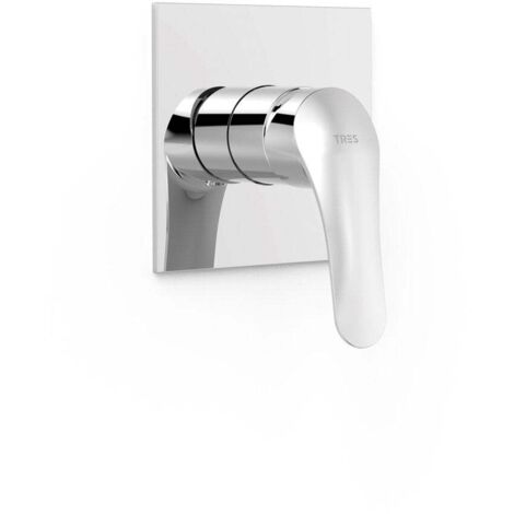Pièce apparente pour boîtier encastré 1 voie Rapid-box Chrome - TRES 21627810 (1/2)