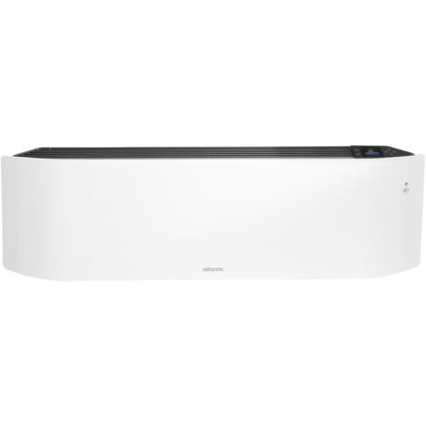 Atlantic – Radiateur à inertie 1500W blanc carat – Double corps de chauffe en fonte – Connectivité Zigbee – Pilotage intelligent – 507675