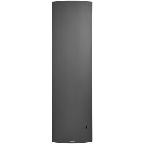 Atlantic – Radiateur à inertie vertical 2000W gris étoilé – Corps en fonte – Programmable avec pilotage à distance – 507688
