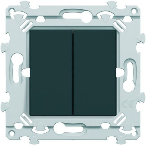 Double inter v&v anthracite - HAGER WE040A