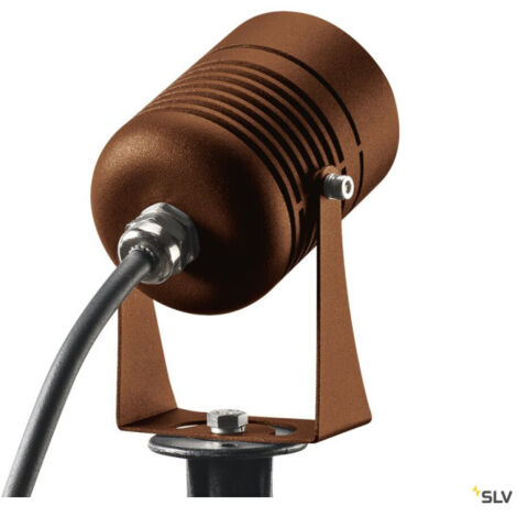 Projecteur extérieur LED SPIKE rouille 6W 3000K IP55 - SLV 1002203