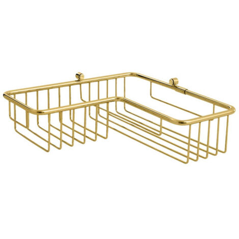 Zack LINEA Panier de douche à visser, acier inoxydable brossé - 40371