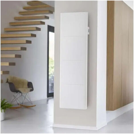 Acova – Radiateur à inertie fonte vertical 2000W connecté – Double cœur de chauffe – Programmation hebdomadaire – TMV200045EEZF