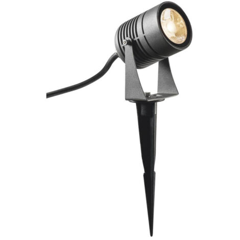 Projecteur extérieur anthracite LED SPIKE 6W 3000K IP55 - SLV 1002201
