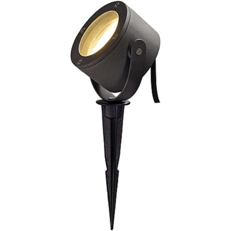 Projecteur extérieur simple anthracite SITRA 360 SPIKE GX53 max. 9W IP44 - SLV 231525
