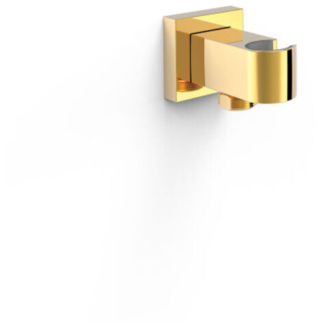 Support fixe avec arrivée d’eau pour douchette Or 24K - TRES 20218221OR (1/2)