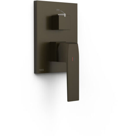 Mitigeur douche pour boîtier encastré Rapid‑box 2 voies Noir Bronze - TRES 20228110KMB (1/2)