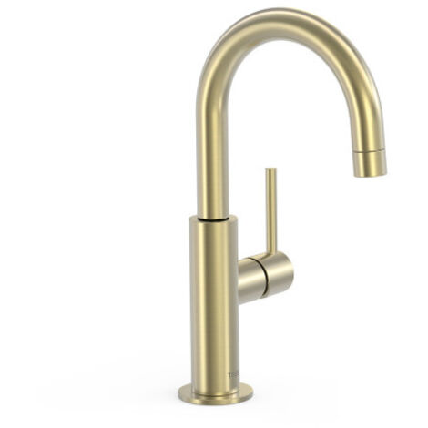Mitigeur avec manette latérale pour lavabo Cava Doré - TRES 26290403CA (1/2)