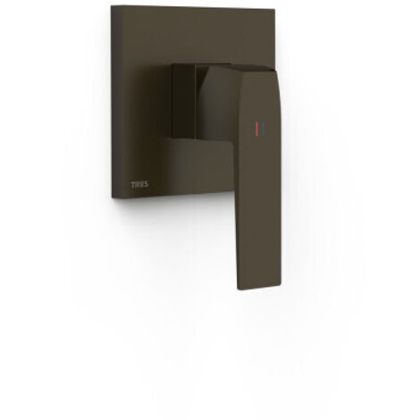Mitigeur douche pour boîtier encastré 1 voie Rapid‑box Noir Bronze - TRES 20227810KMB (1/2)