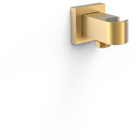 Support fixe avec arrivée d’eau pour douchette Or Mat 24K - TRES 20218221OM (1/2)