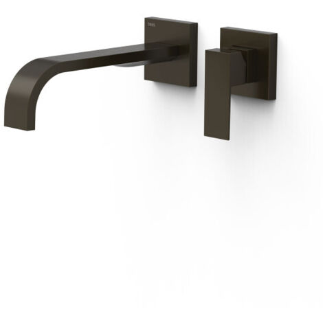 Mitigeur lavabo encastré bec 240 mm Noir Bronze - TRES 00630022KMB (1/2)