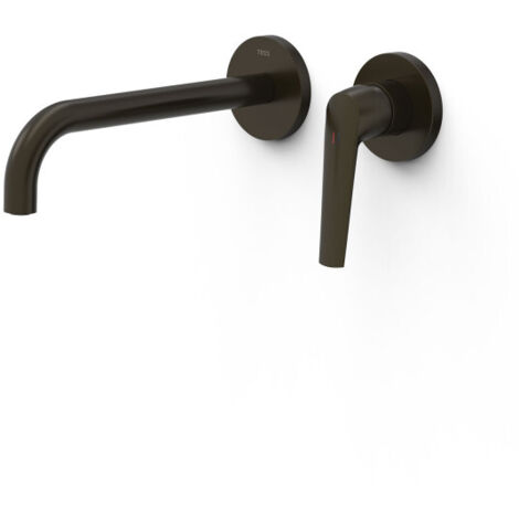 Mitigeur lavabo encastré bec 237 mm Noir Bronze - TRES 28130022KMB (1/2)