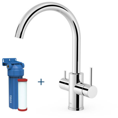 Mitigeur de cuisine 2 voies Chrome - TRES 23045402 (1/2)