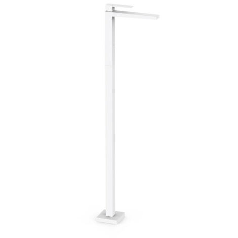 Mitigeur sur pied pour lavabo WHITEMAT (blanc mat) - TRES 20285301BM (1/2)
