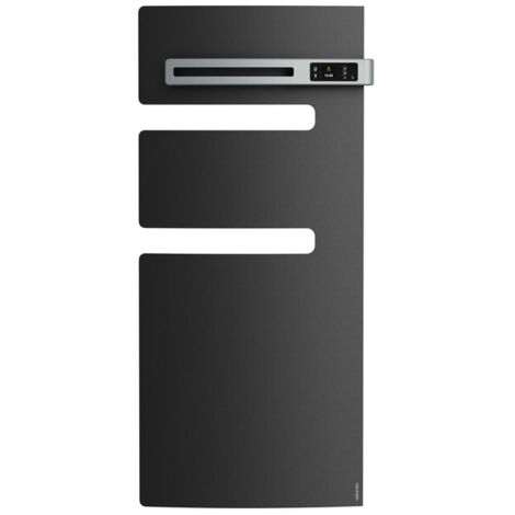 Atlantic – Sèche-serviettes électrique 500W – Mât à droite – Largeur 55cm – Hauteur 122,3cm – Acier anthracite – Commande digitale programmable