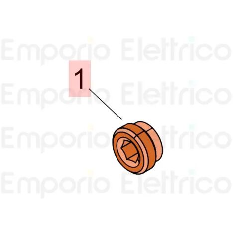 faac pièce détachée bague de retenue pour valves en laiton 7049005 (1/3)