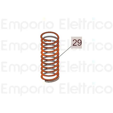 faac pièce détachée ressort mt 2,5 côte/ mt 2,5/ mt 2 haie 7210695 (1/3)