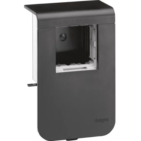 Support app 45 SL20080 Noir - MOULURES PLINTHES HAGER SL200809709011