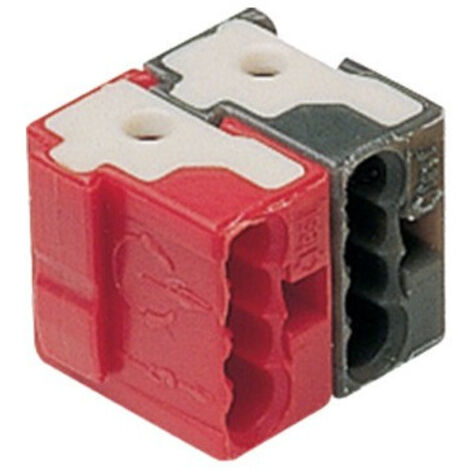 Bornes de connexion Tebis rouge / noir (TG008) (1/2)