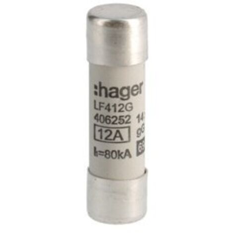 Cartouche fus.14x51 gG 12A - HAGER LF412G (1/2)