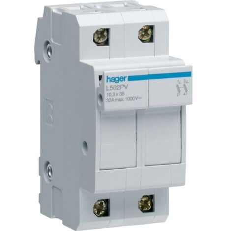 CC 2P 1000V DC L38 2m - HAGER L502PV (1/3)