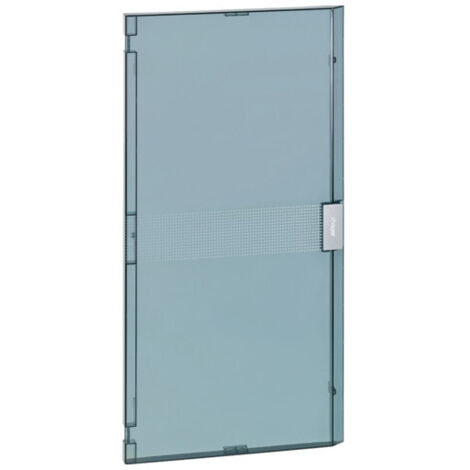 Porte transparente pour coffret vega largeur 18 modules hauteur 4 rangées HAGER VZ418T