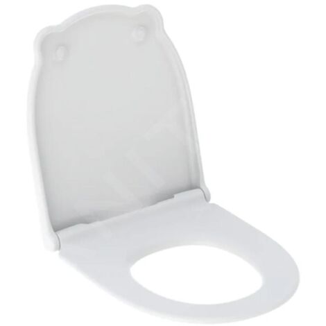 Abattant WC Geberit Bambini pour enfants avec poignées fermeture ralentie blc - GEBERIT 502.970.01.1 (1/3)