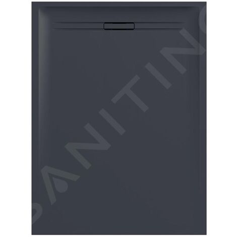 Receveur de douche rectangulaire Geberit Sestra Graphite structuré 100x90cm - GEBERIT 550.273.00.2 (1/2)