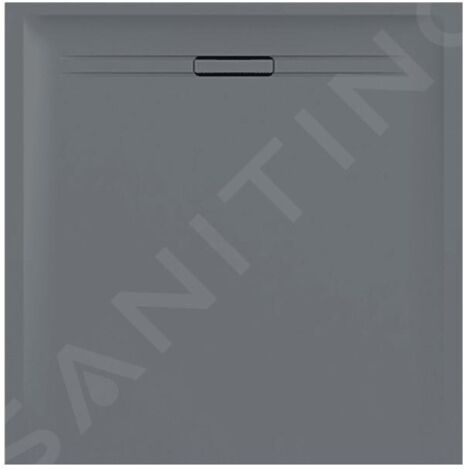 Receveur carré Geberit Sestra 80 x 80 Gris Structure ardoise - GEBERIT 550.291.00.2 (1/3)