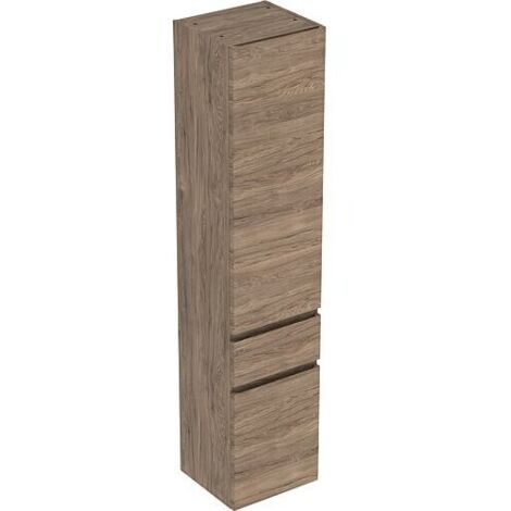Colonne haute H180 Geberit Renova Plan 2 portes 1 tiroir Noyer Carya - GEBERIT 501.923.JR.1 (1/5)
