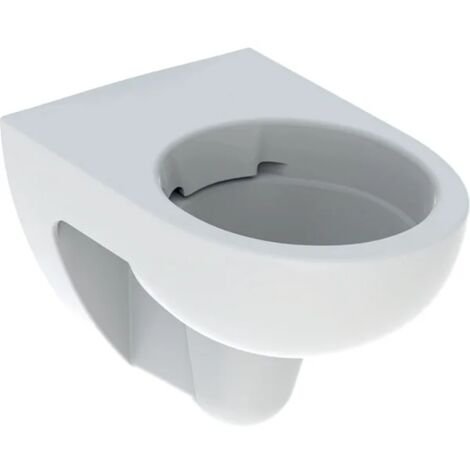Geberit – Cuvette WC suspendu à fond creux sans bride – Technologie Rimfree pour nettoyage facile – Volume 6L – Longueur 54 cm – Largeur 35,5 cm (1/5)