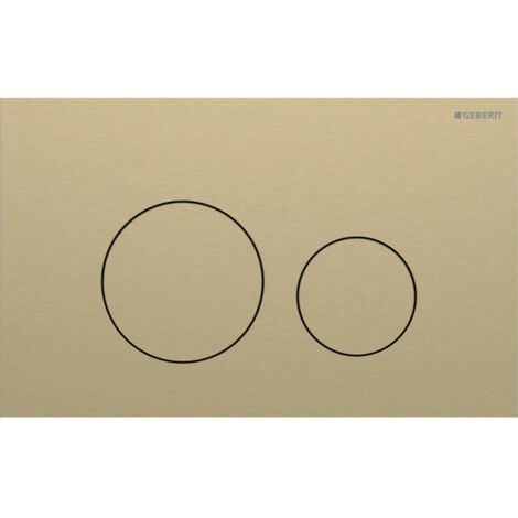 GEBERIT 115628QF1 Sigma 40 Plaque de commande, pour chasse à deux volumes