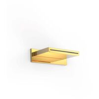 Douches murales acier inoxydable avec bec cascade. 152x200 mm. - TRES 29990304OR