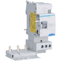 Bloc dif 3P 25A 30mA AC - BLOCS DIFFERENTIELS HAGER BD326