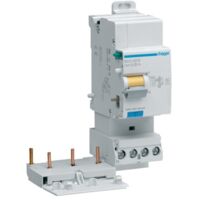 Bloc dif 3P+N 25A 30mA AC - BLOCS DIFFERENTIELS HAGER BDC425F