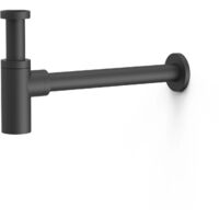 Siphon télescopique pour lavabo Noir mat - TRES 13463410NM