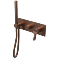 Facade Mitigeur Bain Douche 2 Sorties Piega Inox - CRISTINA ONDYNA PA60228