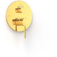 Pièce apparente pour boîtier encastré Rapid-box 2 voiesPièce apparente Or 24K - TRES 26228110OR