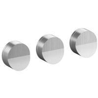 Mélangeur bain douche 3 sorties Inox Piega - CRISTINA ONDYNA PA16328