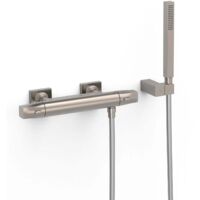 Ensemble douche thermostatique Acier - TRES 19016459AC