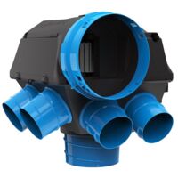 Atlantic – VMC simple flux hygroréglable pour 6 pièces humides – Débit max très basse consommation – Installation rapide – Améliore la qualité de l'air