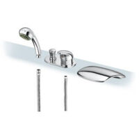 Mitigeur Bain/douche sur gorge complet OLTRE chromé - Cristina Ondyna SP18051