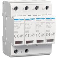 Parafoudre 4P T2 TNS/TT Uc 275V In 20kA Imax 40kA telesignalisation - HAGER SPB440R