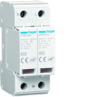 Parafoudre 2P T2 TNS/TT Uc 275V In 20kA Imax 40kA telesignalisation - HAGER SPB240R