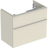 Meuble sous lavabo 75 cm compact Geberit iCon 2 tiroirs Sable gris - GEBERIT 502.308.JL.1
