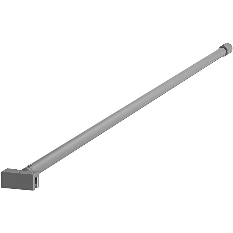 S'AFIELINA Barre De Fixation Paroi Douche 500 Mm – Support Stabilisateur Inox 180° Pour Verre 6-8 Mm