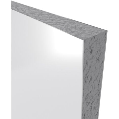 lot de 2 panneaux muraux aluminium blanc 90+120x210 cm avec profilés noir mat - wall'it
