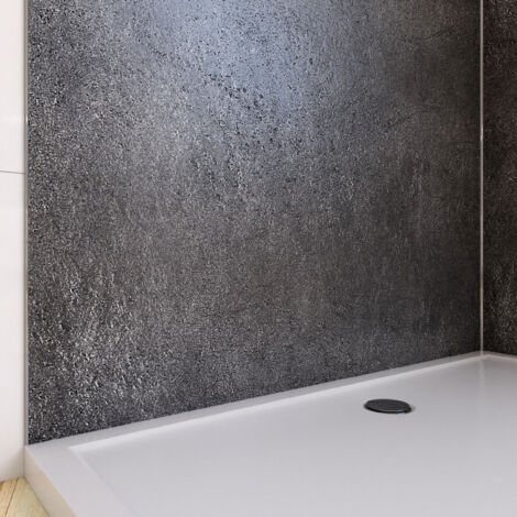 Panneau mural de douche finition Pierre en composite pierre et resine - 120 x 210 cm